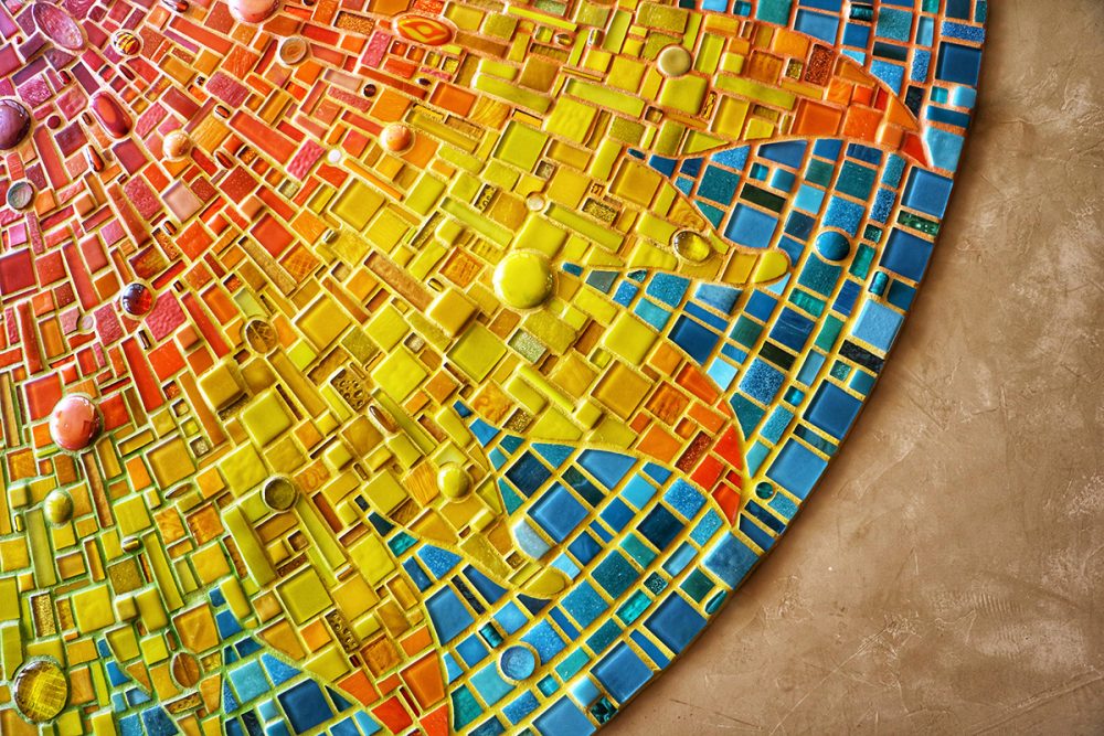 モザイクタイル円形